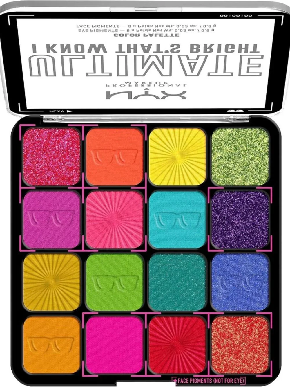 Vibrant Eyeshadow Palette - Ultimate Color Collection for Bold Eye Looks
